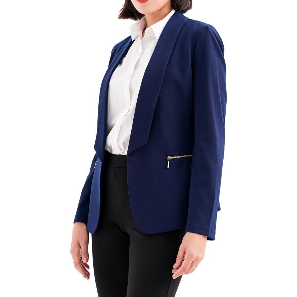 Women's Blazers Blazer Jackets Business Casual Professional Outfit Navy